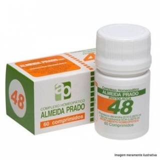 Complexo Homeopático Nº 48 (Dor de Garganta) 60 Comprimidos - Almeida Prado