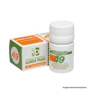 Complexo Homeopático Nº 49 (Asma-Bronquite) 60 Comprimidos - Almeida Prado