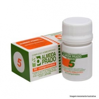 Complexo Homeopático Nº 5 (Gripe) 60 Comprimidos - Almeida Prado