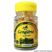 Cristais de Gengibre com Abacaxi - 40g Gengibre da Natureza