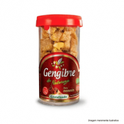 Cristais de Gengibre com Canela - 40g Gengibre da Natureza