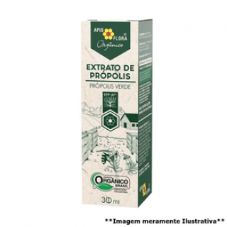 Extrato de Própolis Verde Orgânico - Antibiótico Natural - (30ml) Apis Flora