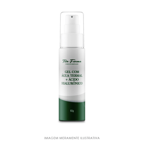 Gel com Água Termal + Ácido Hialurônico - 60g