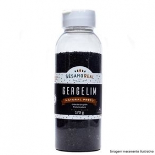 Gergelim Natural Preto (170g) - Sésamo Real