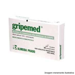 Gripemed - Auxiliar no Tratamento da Gripe (30 Comprimidos) - Almeida Prado