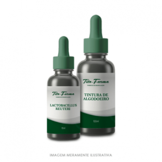 Kit Mamãe + Bebê - Tintura de Algodoeiro (100mL) & Lactobacillus Reuteri (10mL)