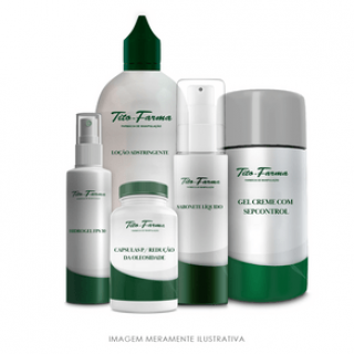 Kit Pele Oleosa - Sabonete Líquido + Adstringente + Gel Creme com Niacinamide PC+ FPS 30 + CÁPSULAS