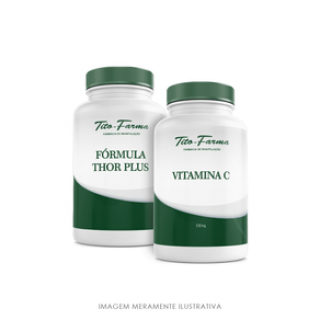 Kit Pré - Concepcional: 1 Frasco de Thor Plus + 1 Frasco de Vitamina C
