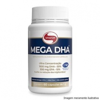 Mega DHA - Óleo de Peixe Isento de Metais Pesados - Vitafor
