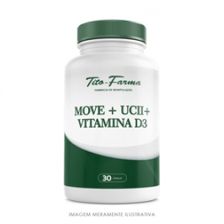 Move + UCII + Vitamina D3 - Saúde das Articulações - 30 doses