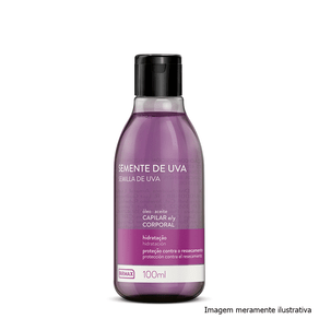 Óleo Capilar e Corporal Semente de Uva - 100ml Farmax