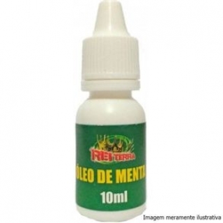 Óleo de Menta Piperita - Ação Descongestionante, Expectorante e Estimulante (10ml) Rei Terra