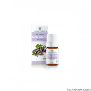 Óleo Essencial de Sálvia Esclareia (5ml) - Phytoterápica