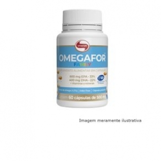 Ômega - Omegafor Family 500mg - (60 Cápsulas) Vitafor