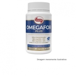Ômega - Omegafor Plus 60 Cápsulas - Vitafor