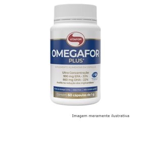 Ômega - Omegafor Plus 60 Cápsulas - Vitafor