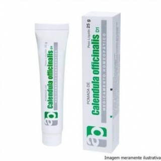 Pomada de Calendula Officinalis - Auxiliar no Tratamento de Queimaduras Suaves (25g) - Almeida Prado