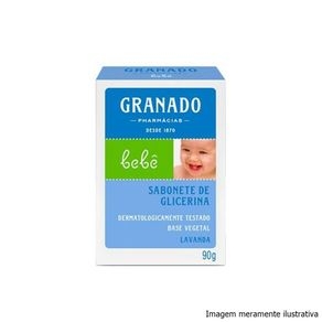 Sabonete Barra de Glicerina Granado Bebê Lavanda - 90g