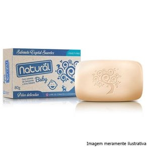 Sabonete Vegetal Baby (Com Extratos de Camomila e Erva Cidreira) 80g - Suavetex