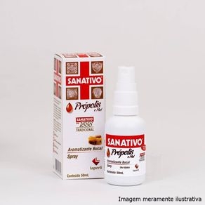 Sanativo (Aromatizante Bucal) - Própolis e Mel 50ml