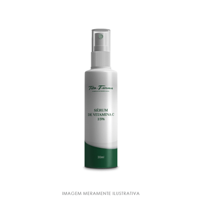 Sérum de Vitamina C 15% - Auxilia na Formação de Colágeno e Clarear Manchas (30mL)