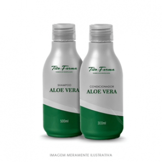 Shampoo Aloe Vera - 500mL + 1 Condicionador Aloe Vera - 300mL
