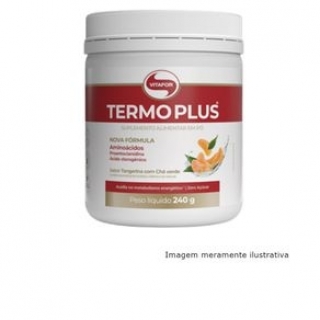 Termo Plus - Auxilia no metabolismo energético - Sabor Tangerina com Chá verde - (240g) Vitafor