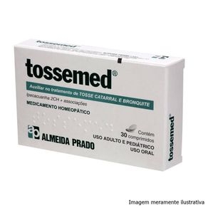 Tossemed - Auxiliar no Tratamento de Tosse Catarral e Bronquite (30 Comprimidos) - Almeida Prado