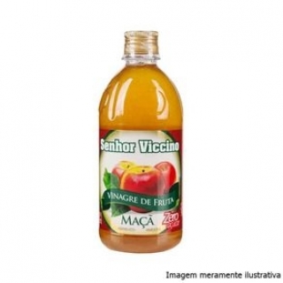 Vinagre de Maçã (Sem Adição de Açúcar) - (500ml) Senhor Viccino