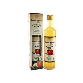 Vinagre de Maçã Orgânico - Saciedade, Melhor Digestão e Prevenção de Diabetes (500ml) Senhor Viccino