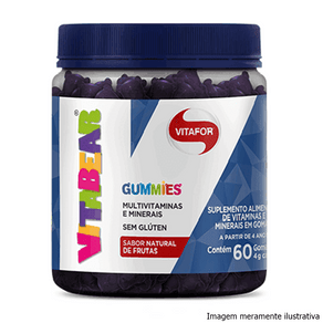 Vita Bear - Vitaminas e Minerais (60 Gomas de 4g) Vitafor