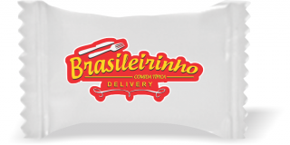 Balas de Brinde Brasileirinho Duras com Sabor de Frutas - Balinhas Personalizadas