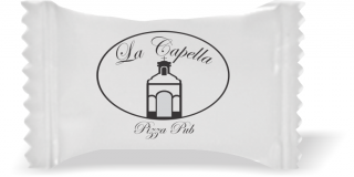 Balas de Brinde La Capella Duras com Sabor de Frutas - Balinhas Personalizadas