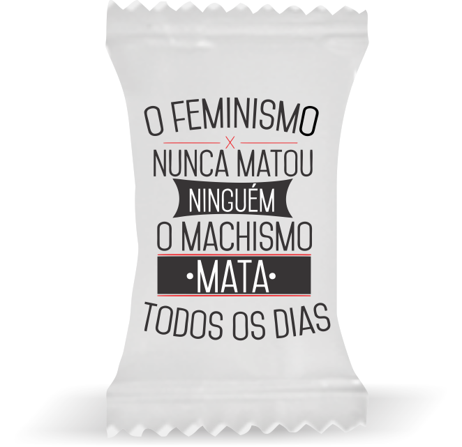 Balas de Brinde Modelo Frase 