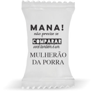 Balas de Brinde Modelo Frase 