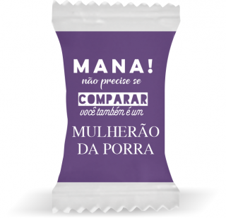 Balas de Brinde Modelo Frase 
