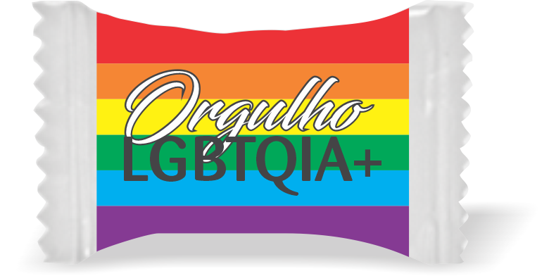 Balas de Brinde Modelo Frase 