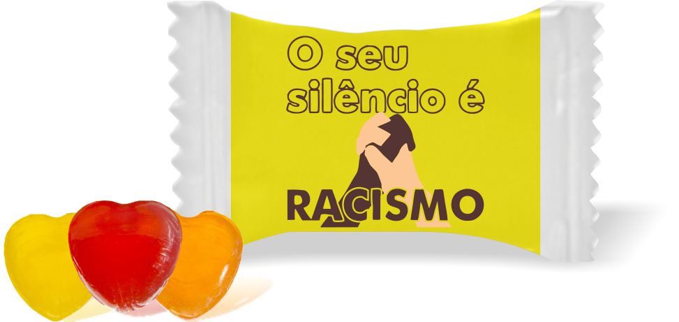 Balas de Brinde Modelo Frase 