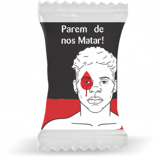 Balas de Brinde Modelo Frase 