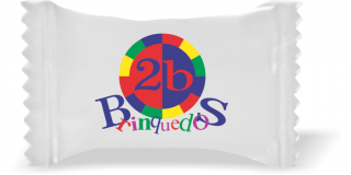 Balas de Brinde 2B Brinquedos Duras com Sabor de Frutas - Balinhas Personalizadas