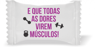 Balas de Brinde Modelo  Frase 