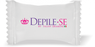 Balas de Brinde DEPILE-SE Duras com Sabor de Frutas - Balinhas Personalizadas