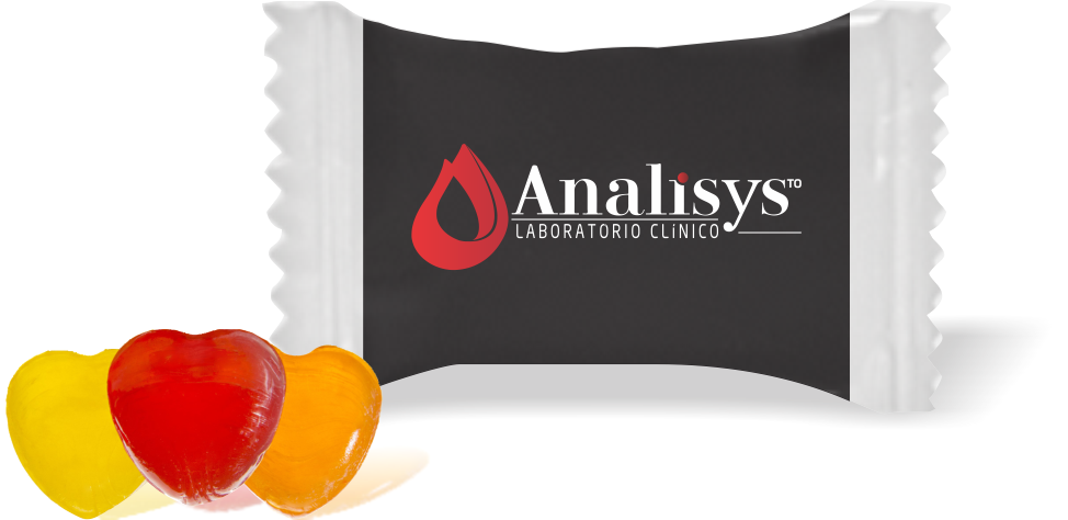 Balas de Brinde Analisys Laboratório Duras com Sabor de Frutas - Balinhas Personalizadas