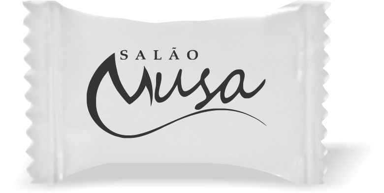 Balas de Brinde Salão Musa Duras com Sabor de Frutas - Balinhas Personalizadas