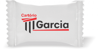 Balas de Brinde Cartório Garcia Duras com Sabor de Frutas - Balinhas Personalizadas