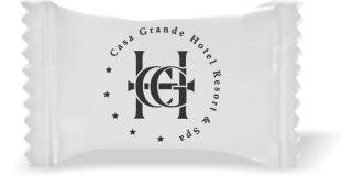 Balas de Brinde Casa Grande Hotel Hotels Duras com Sabor de Frutas - Balinhas Personalizadas