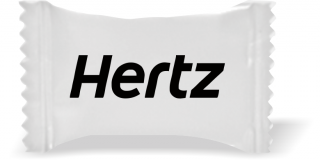 Balas de Brinde Herts Duras com Sabor de Frutas - Balinhas Personalizadas