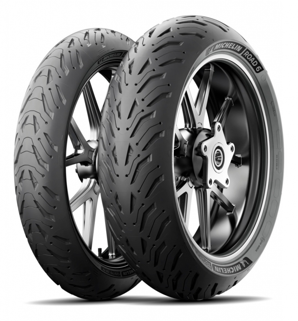 Combo de Pneus Michelin Road 6 120/70-ZR17 + 180/55-ZR17 - BARATA
