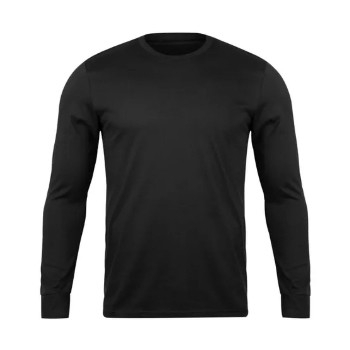 Camisa de sales manga comprida preta