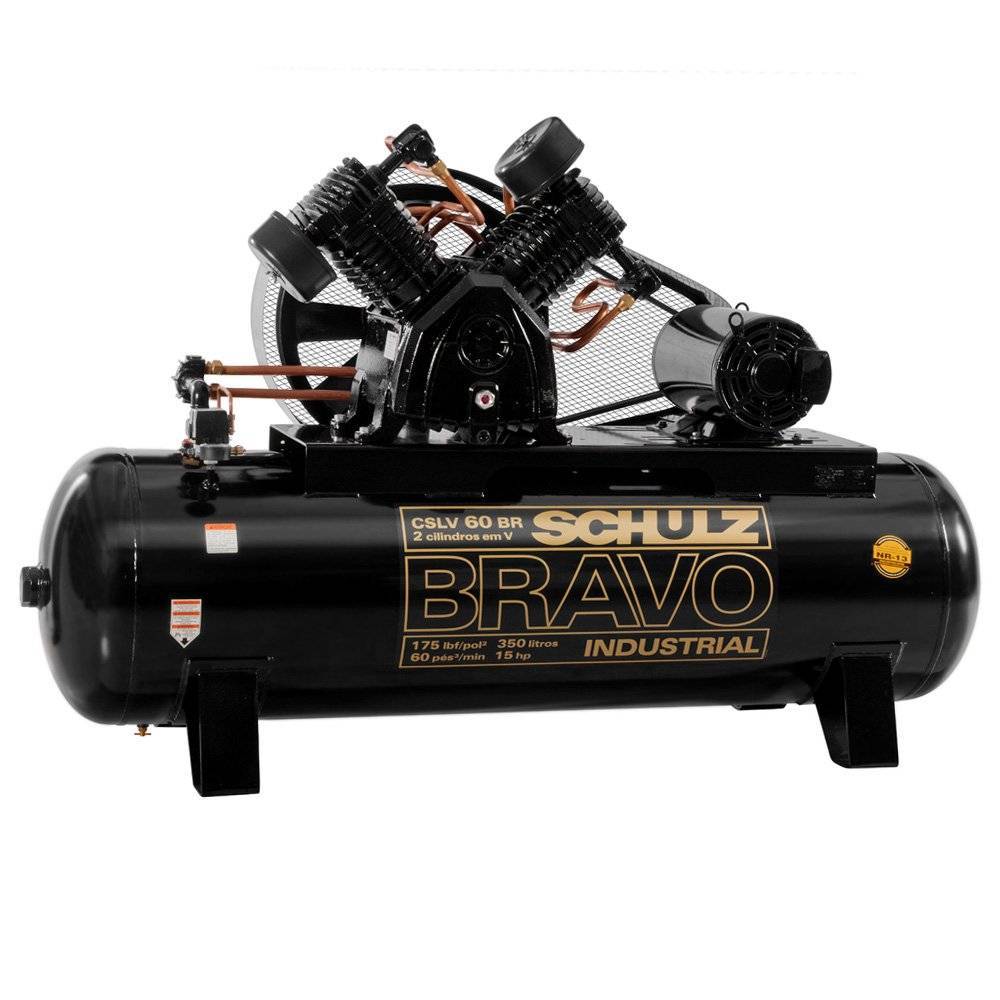 Compressor de Ar Schulz Bravo CSLV 60/350